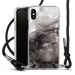 Carry Case Transparent Fabric black/silver