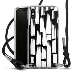 Carry Case Transparent Fabric black/silver