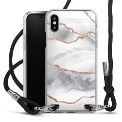 Carry Case Transparent Fabric black/silver