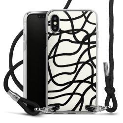 Carry Case Transparent Fabric black/silver