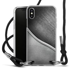 Carry Case Transparent Fabric black/silver