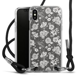 Carry Case Transparent Fabric black/silver