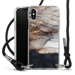 Carry Case Transparent Fabric black/silver