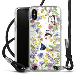 Carry Case Transparent Fabric black/silver