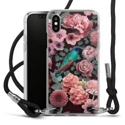 Carry Case Transparent Fabric black/silver