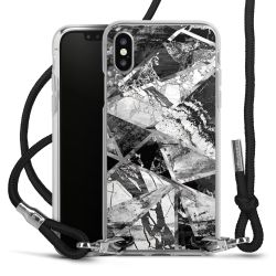 Carry Case Transparent Fabric black/silver