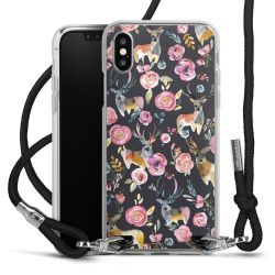 Carry Case Transparent Fabric black/silver