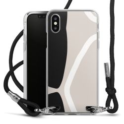 Carry Case Transparent Fabric black/silver