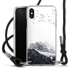 Carry Case Transparent Fabric black/silver