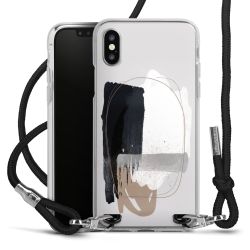 Carry Case Transparent Fabric black/silver