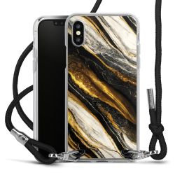 Carry Case Transparent Fabric black/silver