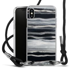 Carry Case Transparent Fabric black/silver