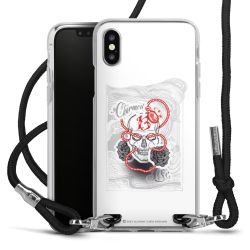 Carry Case Transparent Fabric black/silver