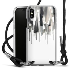 Carry Case Transparent Fabric black/silver