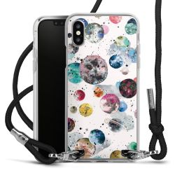 Carry Case Transparent Fabric black/silver