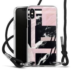 Carry Case Transparent Fabric black/silver