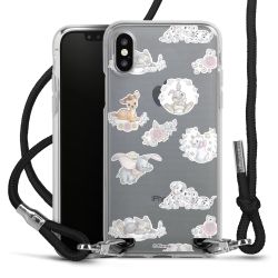 New Carry Case Transparent Stoff schwarz/silber