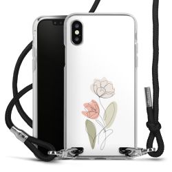 New Carry Case Transparent Stoff schwarz/silber