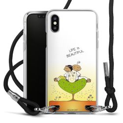 Carry Case Stoff schwarz/silber