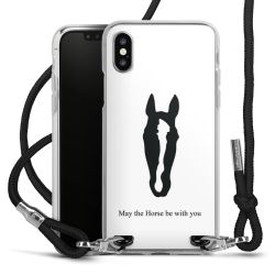 New Carry Case Transparent Stoff schwarz/silber