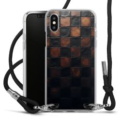 New Carry Case Transparent Stoff schwarz/silber