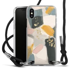 New Carry Case Transparent Stoff schwarz/silber