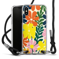 New Carry Case Transparent Stoff schwarz/silber