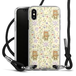 New Carry Case Transparent Stoff schwarz/silber