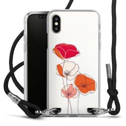 New Carry Case Transparent Stoff schwarz/silber