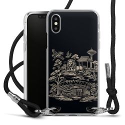 Carry Case Stoff schwarz/silber