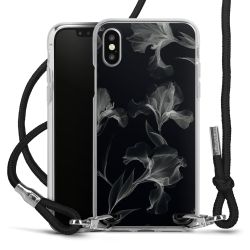 New Carry Case Transparent Stoff schwarz/silber