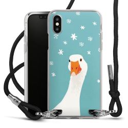 New Carry Case Transparent Stoff schwarz/silber