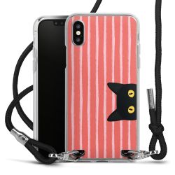 New Carry Case Transparent Stoff schwarz/silber