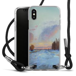 New Carry Case Transparent Stoff schwarz/silber