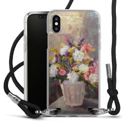 New Carry Case Transparent Stoff schwarz/silber