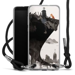 Carry Case Transparent Fabric black/silver