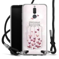 Carry Case Transparent Fabric black/silver