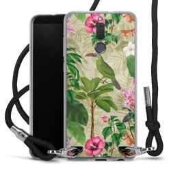 Carry Case Transparent Fabric black/silver