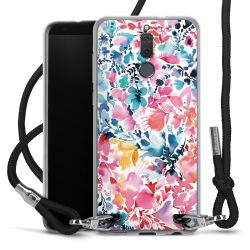 Carry Case Transparent Fabric black/silver