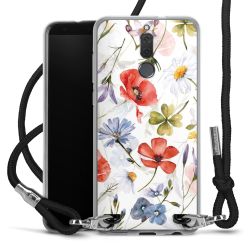 Carry Case Transparent Fabric black/silver