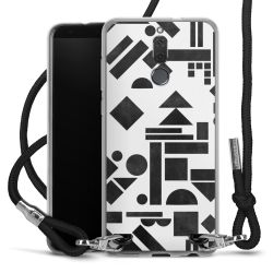 Carry Case Transparent Fabric black/silver