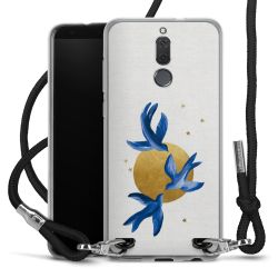 New Carry Case Transparent Stoff schwarz/silber