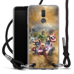 New Carry Case Transparent Stoff schwarz/silber