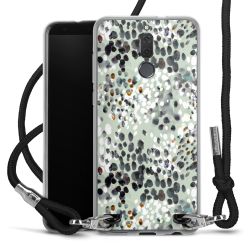 New Carry Case Transparent Stoff schwarz/silber