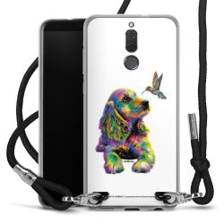 New Carry Case Transparent Stoff schwarz/silber