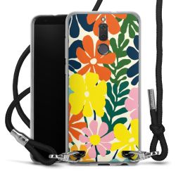 New Carry Case Transparent Stoff schwarz/silber