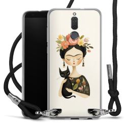 New Carry Case Transparent Stoff schwarz/silber