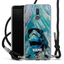 New Carry Case Transparent Stoff schwarz/silber