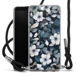 New Carry Case Transparent Stoff schwarz/silber