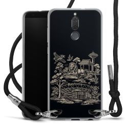 Carry Case Stoff schwarz/silber